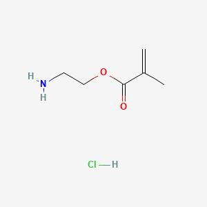 Chemical structure of 2-Aminoethyl methacrylate hydrochloride