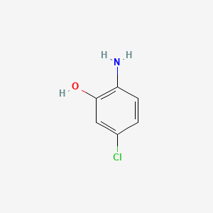Chemical structure of 2-Amino-5-chlorophenol