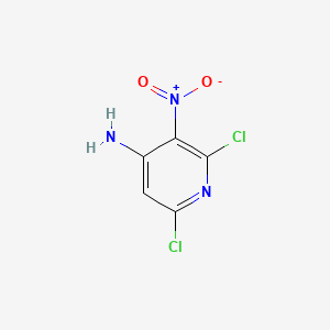 Chemical structure of 4-Amino-2,6-dichloro-3-nitropyridine