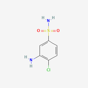 Chemical structure of 3-Amino-4-chlorobenzenesulfonamide