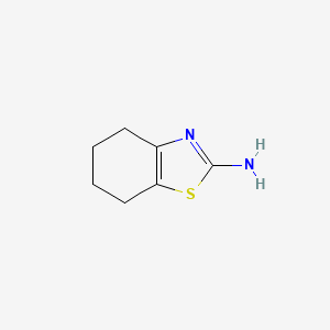 Chemical structure of 2-Amino-4,5,6,7-tetrahydrobenzothiazole