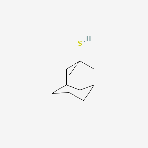 Chemical structure of 1-Adamantylthiol