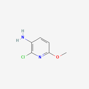 Chemical structure of 3-Amino-2-chloro-6-methoxypyridine