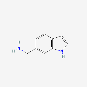 Chemical structure of 6-(Aminomethyl)indole
