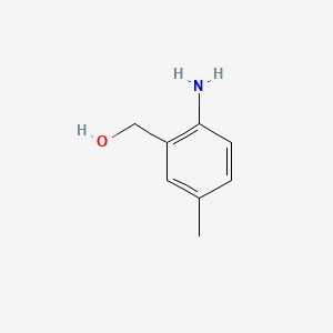Chemical structure of 2-Amino-5-methylbenzyl alcohol
