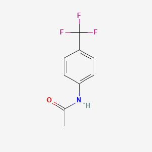 Chemical structure of alpha,alpha,alpha-Trifluoro-p-acetotoluidide