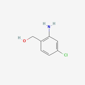Chemical structure of 2-Amino-4-chlorobenzyl alcohol