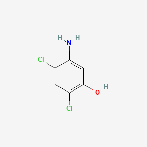Chemical structure of 5-Amino-2,4-dichlorophenol