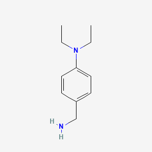 Chemical structure of 4-(Aminomethyl)-N,N-diethylaniline