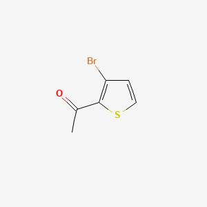 Chemical structure of 2-Acetyl-3-bromothiophene
