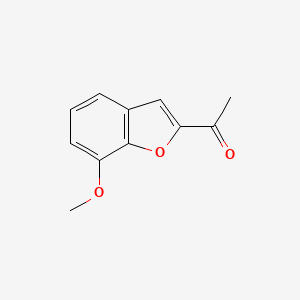 Chemical structure of 2-Acetyl-7-methoxybenzofuran