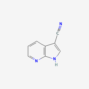 Chemical structure of 7-Azaindole-3-carbonitrile