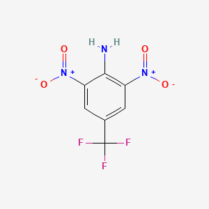 Chemical structure of 4-Amino-3,5-dinitrobenzotrifluoride