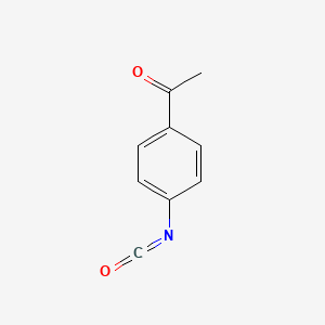 Chemical structure of 4-Acetylphenyl isocyanate