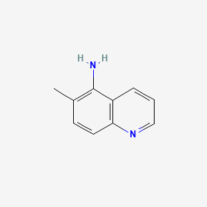 Chemical structure of 5-Amino-6-methylquinoline
