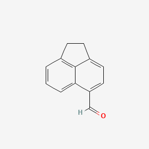 Chemical structure of 5-Acenaphthenecarboxaldehyde