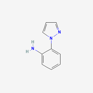 Chemical structure of 1-(2-Aminophenyl)-1H-pyrazole