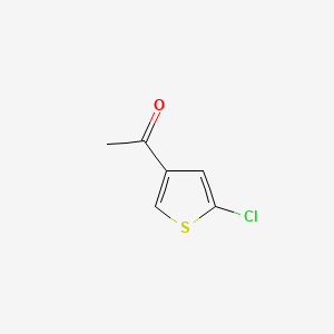 Chemical structure of 3-Acetyl-5-chlorothiophene