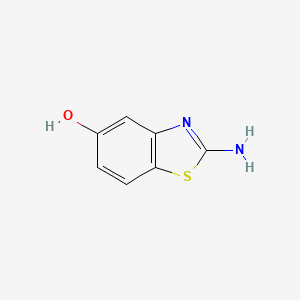 Chemical structure of 2-aminobenzo[d]thiazol-5-ol