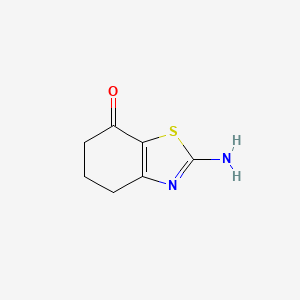 Chemical structure of 2-Amino-5,6-dihydrobenzo[d]thiazol-7(4H)-one