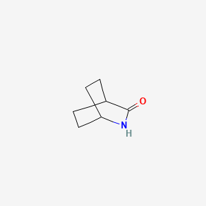 Chemical structure of 2-azabicyclo[2.2.2]octan-3-one