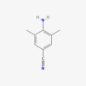 Chemical structure of 4-amino-3,5-dimethylbenzonitrile