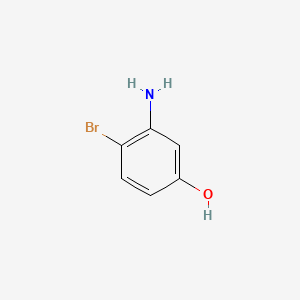 Chemical structure of 3-Amino-4-bromophenol