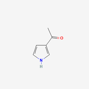 Chemical structure of 3-Acetylpyrrole