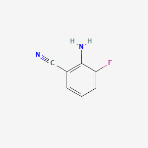 Chemical structure of 2-Amino-3-fluorobenzonitrile