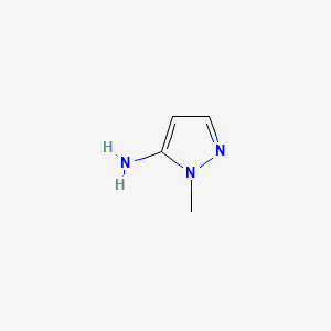 Chemical structure of 5-Amino-1-methyl-1H-pyrazole