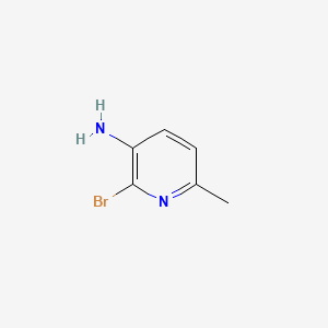 Chemical structure of 3-Amino-2-bromo-6-picoline