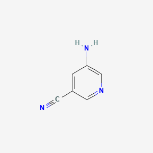 Chemical structure of 5-Amino-3-pyridinecarbonitrile