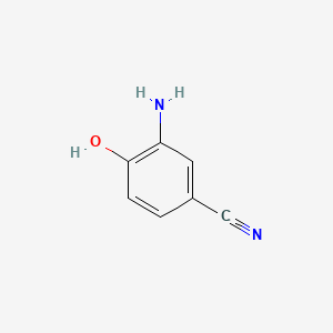 Chemical structure of 2-Amino-4-cyano-phenol