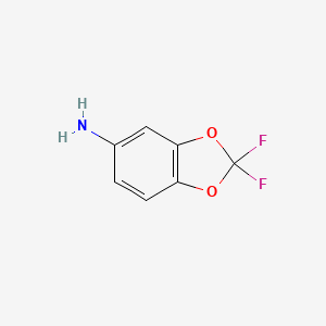 Chemical structure of 5-Amino-2,2-difluoro-1,3-benzodioxole