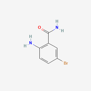Chemical structure of 2-Amino-5-bromobenzamide