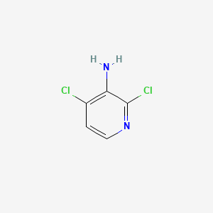 Chemical structure of 3-Amino-2,4-dichloropyridine