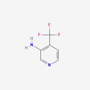 Chemical structure of 3-Amino-4-(trifluoromethyl)pyridine