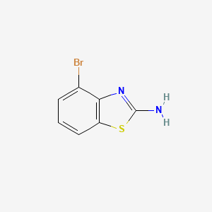 Chemical structure of 2-Amino-4-bromobenzo[d]thiazole