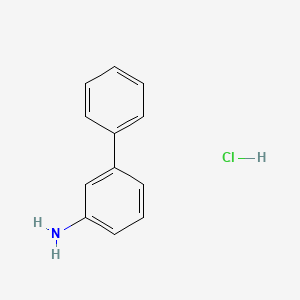 Chemical structure of 3-Aminobiphenyl hydrochloride