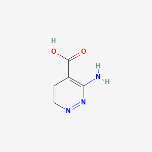 Chemical structure of 3-Amino-4-pyridazinecarboxylic acid
