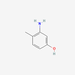 Chemical structure of 3-Amino-4-methylphenol
