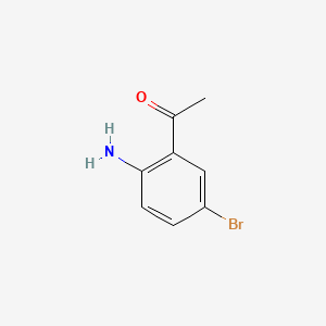 Chemical structure of 2'-Amino-5'-bromoacetophenone