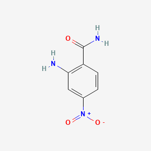 Chemical structure of 2-Amino-4-nitrobenzamide