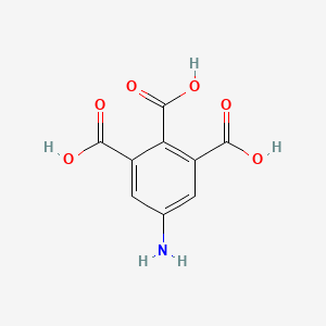 Chemical structure of 5-Amino-1,2,3-benzenetricarboxylic acid