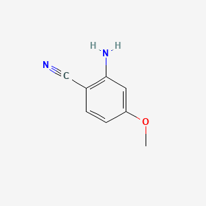 Chemical structure of 2-Amino-4-methoxybenzonitrile