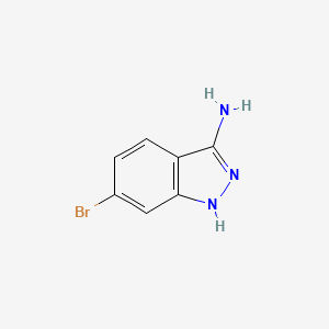 Chemical structure of 3-Amino-6-bromo-1H-indazole
