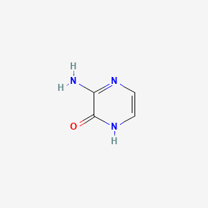 Chemical structure of 3-Aminopyrazin-2(1H)-one