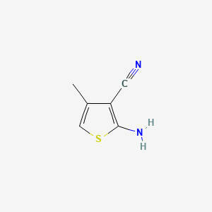 Chemical structure of 2-Amino-4-methylthiophene-3-carbonitrile