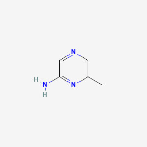 Chemical structure of 2-Amino-6-methylpyrazine