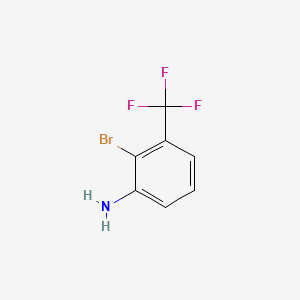 Chemical structure of 3-Amino-2-bromobenzotrifluoride